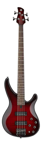 Bajo Electrico 4 Cuerdas Trbx604fm Dark Red Burst - Yamaha