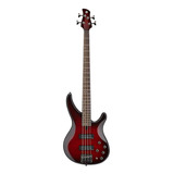 Bajo Electrico 4 Cuerdas Trbx604fm Dark Red Burst - Yamaha