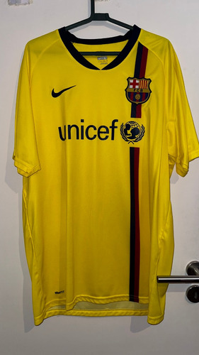 Barcelona Camiseta Amarilla 2008/2009 Nike Triplete