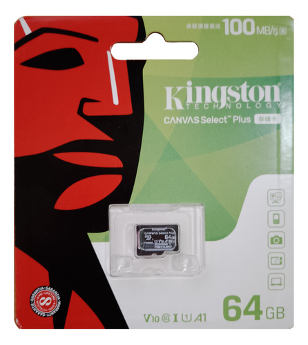 Memoria Sd Kingston Canvas Select Plus 64gb 