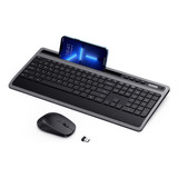 Juego De Teclado Y Mouse Inalámbricos, Juego Ergonómico De T