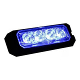 Estrobo De 4 Leds Para Motocicleta O Vehículo Emergencia De 