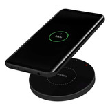 Cargador Mobo Wireless Carga Rapida Qi Para Galaxy Color Negro