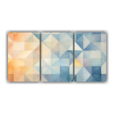 150x75cm Set 3 Canvas Acuarela Originalidad Geometric Abstra