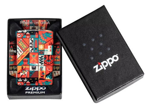 Encendedor Zippo Impresiones De Viejos Tiempos 48786