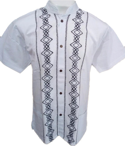 Camisa/guayabera  Artesanal. Cuello Mao.