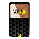 Base Compacta Infallible Sculpt Palette Loreal Paris Tono 01 Light