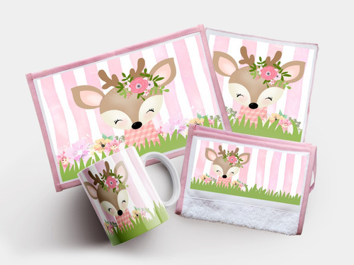 Set De Jardin Personalizado - 4 Piezas - Ciervita