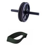 Kit De Banda Circular Y Rueda Doble Abdominal Gym Fitness