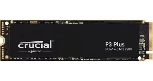Ssd M.2 P3 Plus Nvme 500gb Velocidade 5000mb/s Crucial