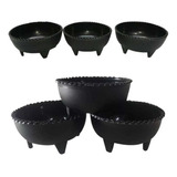 Salseros, Mini Molcajetes De Plástico 8cm, Incluye 10 Piezas