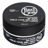 Cera Capilar Red One Aqua Hair Gel Wax Black 150ml