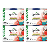 Quiktea Latte Masala Chai Vegano Sin Azcar - 40 Unidades