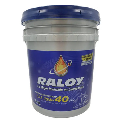 Aceite Motor Raloy Diesel Prime Multigrado SAE 15W-40 CH-4 Cubeta 19 Litros | Envío gratis