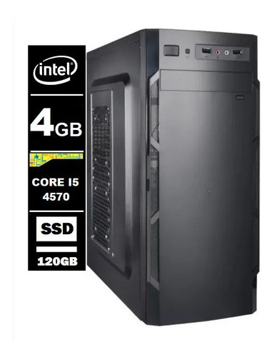 Computador Intel Core I5 4º Geração 4gb Ddr3 120gb Ssd /wifi