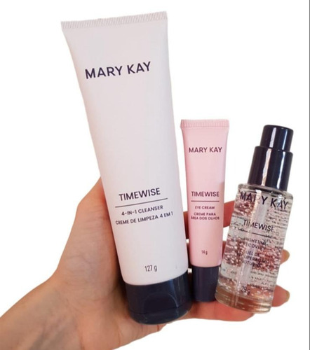 Gel Noturno, Área Dos Olhos, Gel Limpeza Timewise Mary Kay