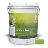 Esmalte Al Agua Reciclado Pinturec Verde Conguillio 1 Galon