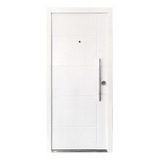 Puerta Exterior De Seguridad Multianclaje Foliada Pvc 70mm