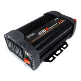 Inversor De Corriente 400w 12v A 110v Doble Enchufe Y Usb