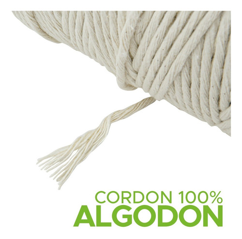 Hilo De Algodon Macrame Crudo Mejor Calidad Varios Grosores