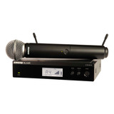 Sistema Microfone Sem Fio De Mão Blx24rbr/sm 58-m15 - Shure