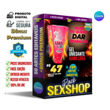 Pack Canva Sex Shop, +50 Artes 100% Editáveis + Bônus