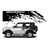 Calca Sticker Splash Mancha Compatible Con Bronco 2 Puertas