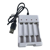 Cargador De Pilas Aa Aaa Usb Para 4 Pilas