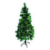 Árvore De Natal Luxo Turquesa Nevada 1,80m Nty4180
