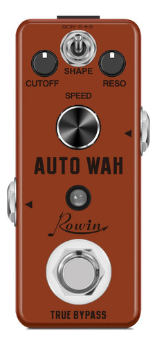 Pedal Digital Rowin Lef-3804 Auto Wah Para Guitarra, 3 Modos