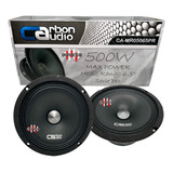 Par De Medios Rangos Pro 6.5 Carbon Audio 500w Max Open Show