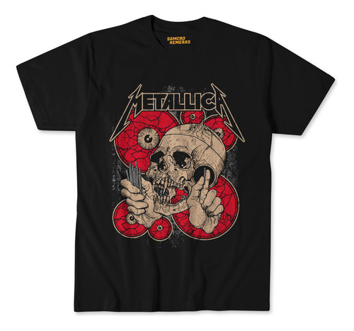 Remera Metallica Thrash Heavy Metal Impresión Digital Dtg
