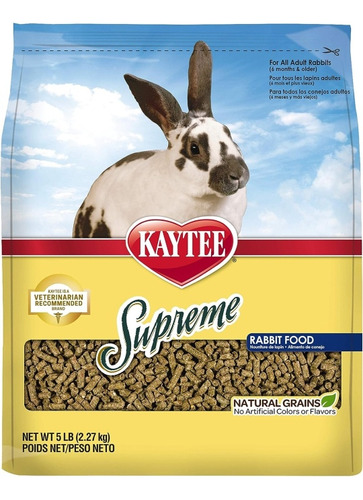 Alimento Supreme Conejo Pellets Kaytee 2.26 Kg (5 Lbs.)