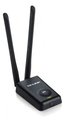 Adaptador Usb Wifi Rompemuros 300 Mbit/s, Negro Tp-link