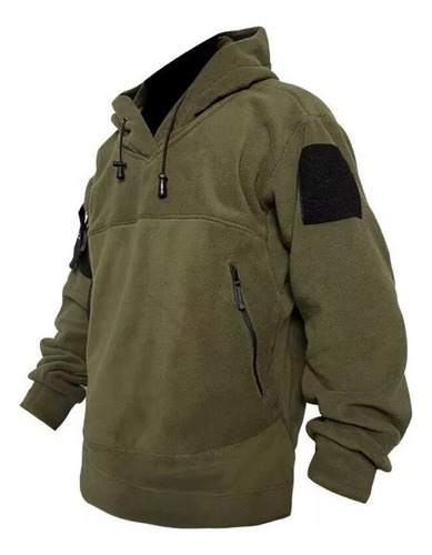 Sudaderas Militares Con Capucha, De Forro Polar, Tácticas, P