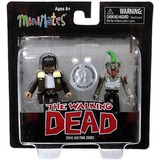 The Walking Dead Minimates Shane Y Punk Zombie Exclusivo