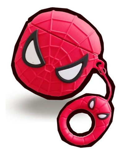 Audífonos + Funda Roja Inalámbrico Spiderman Bluetooth