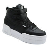 Tenis Fila F-14 Lifted 5fm01837-013 Blk/blk/wht Women's 