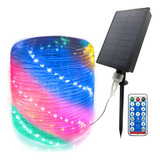 Glpe Luces Solares De Cuerda Led Impermeables Para Exteriore