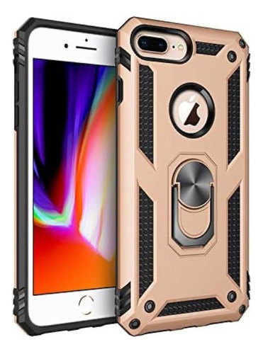 Case Funda Protector Uso Rudo Para Apple iPhone Con Anillo