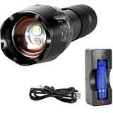 Maketheone Caza Linterna Cree Led Xml T6 zoomable Linterna K