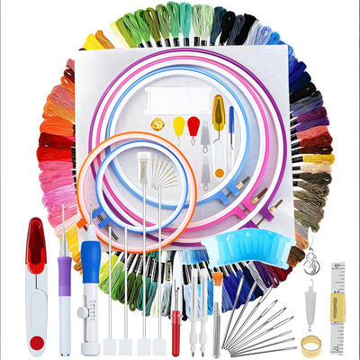 Kit De Bordado Para Principiantes, 100 Hilos De Colores | MercadoLibre
