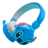 Audífonos Stitch Bluetooth Comandos De Mando/ranura Para Sd