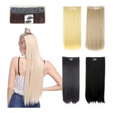 Extensiones Cortina Simil Pelo Natural Lacio 5 Micropeinetas