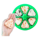 Onigiri Press Ball Rice Ball I Molde De Sushi De 6 Furos