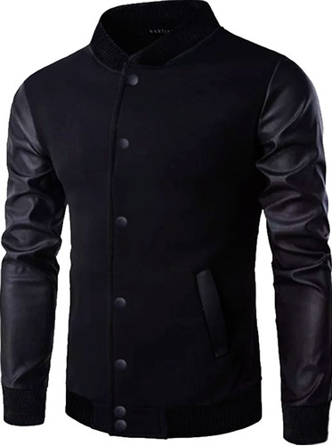 Jaqueta Masculina Blusa De Frio Moletom Couro