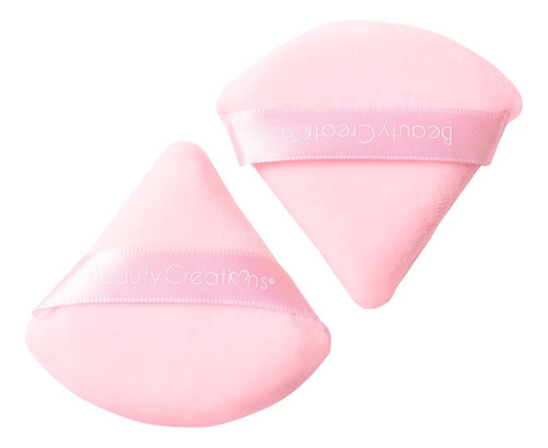 Puff Puff Borla Triangular Beauty Creations Original 2 Pzs