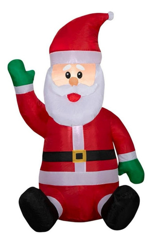 Inflable Navideño Decorativo Santa Claus 1.2 Metros Alto