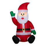 Inflable Navideño Decorativo Santa Claus 1.2 Metros Alto