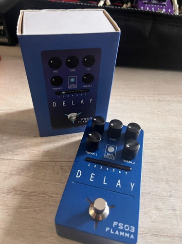 Pedal Efecto Flamma Fs03. Delay + Tap Tempo + Looper